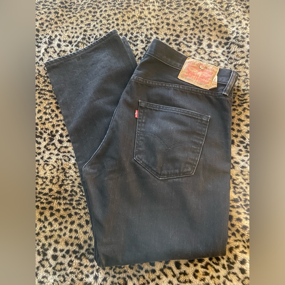 Levi’s vintage black denim jeans. 34x29 excellent condition